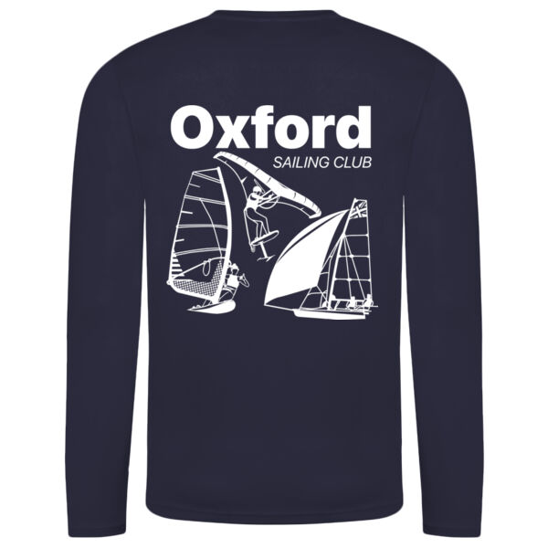 OSC Mens Long Sleeve Polyester T-Shirt Dark Colours Thumbnail