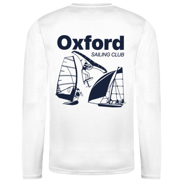 OSC Mens Long Sleeve Polyester T-Shirt Light Colours Thumbnail